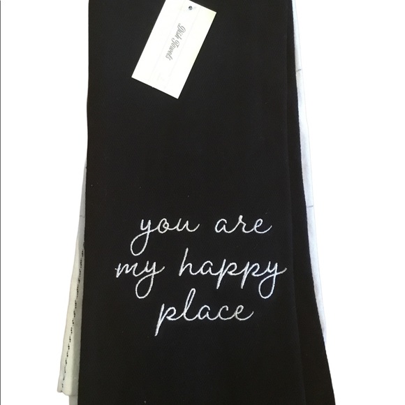 Black & White Tee Towel Set - Picture 3 of 3
